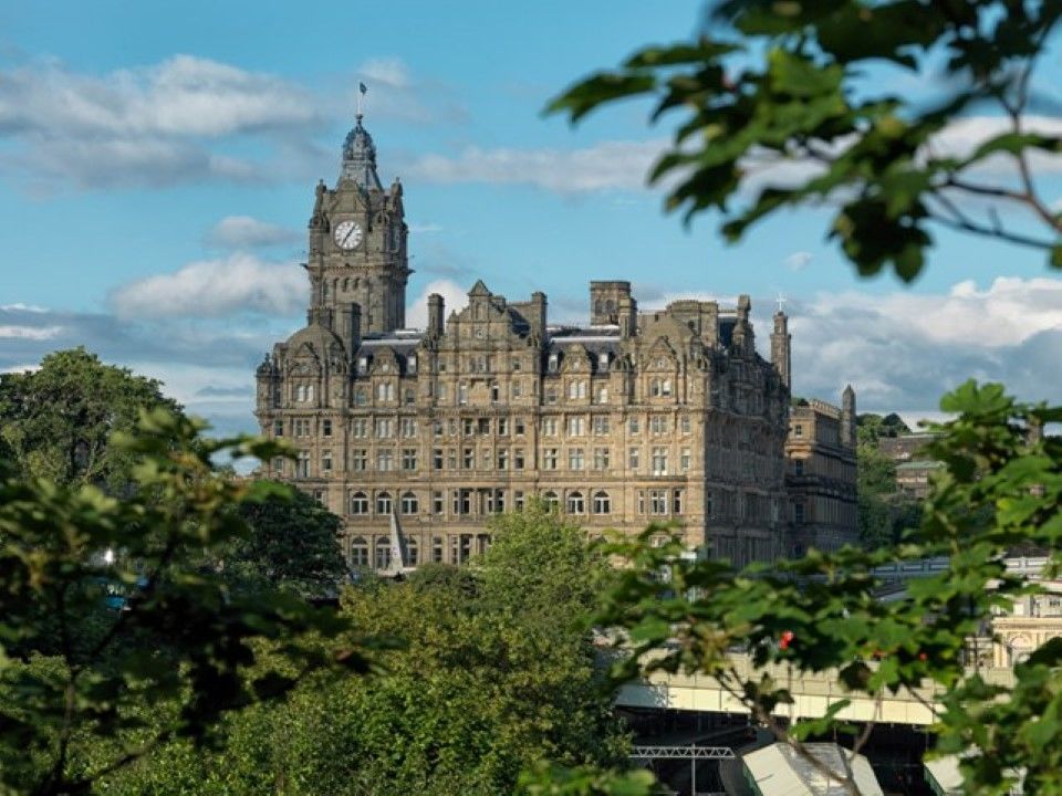 The Balmoral Hotel Edimburgo Esterno foto Edinburgh Castle
