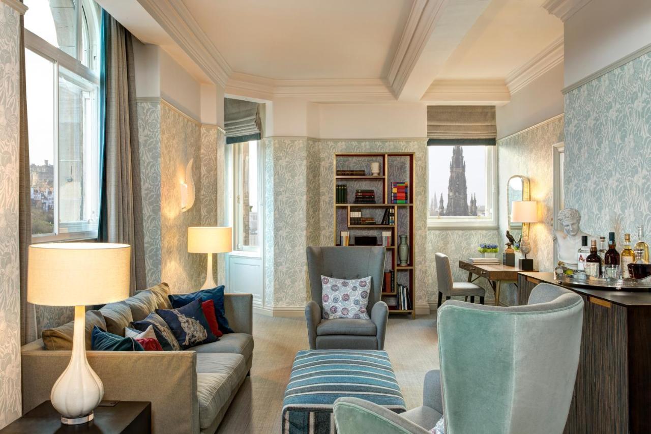 The Balmoral Hotel Edimburgo Esterno foto The interior of a suite at The Savoy